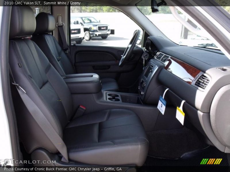 Summit White / Ebony 2010 GMC Yukon SLT