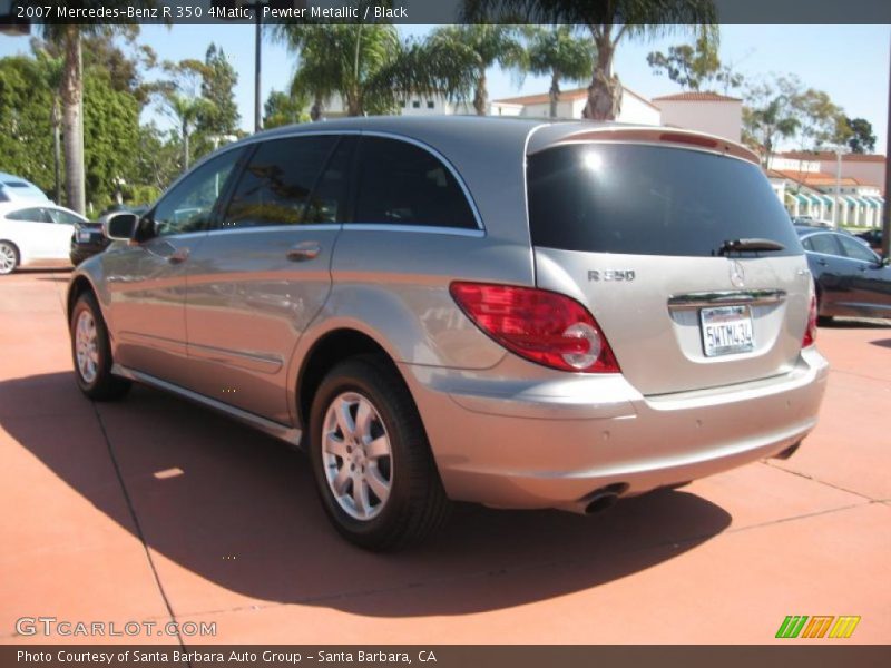 Pewter Metallic / Black 2007 Mercedes-Benz R 350 4Matic