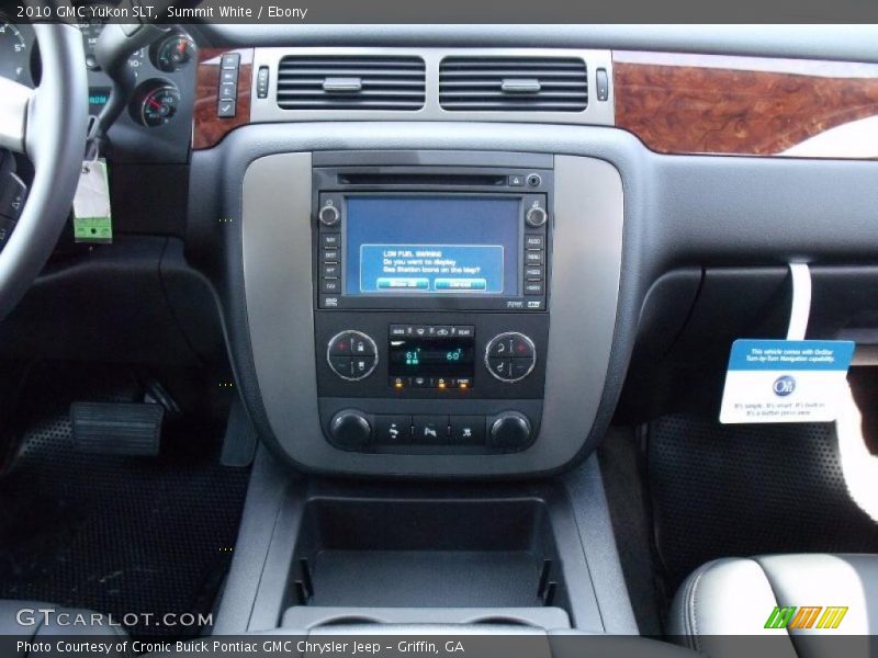 Summit White / Ebony 2010 GMC Yukon SLT