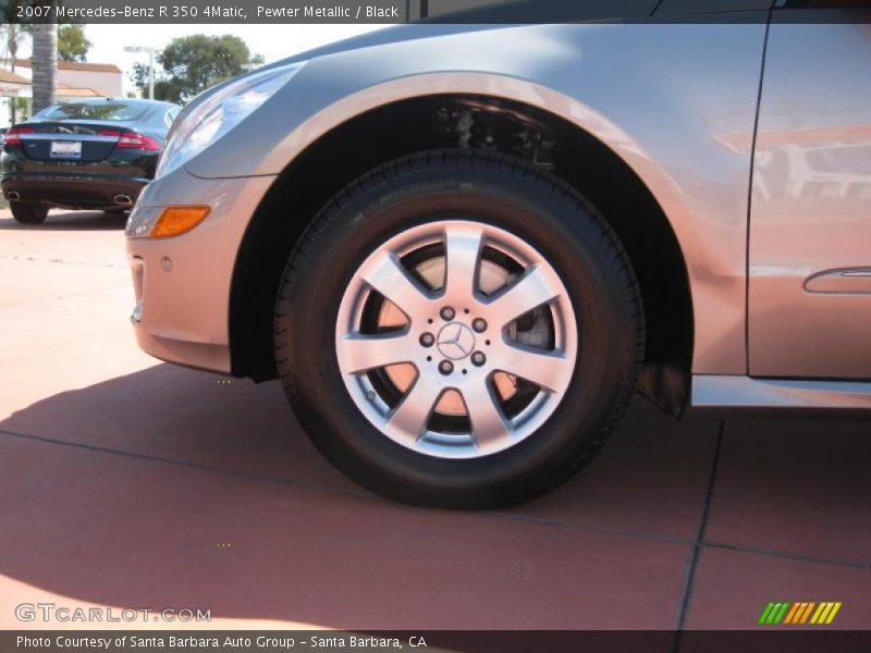 Pewter Metallic / Black 2007 Mercedes-Benz R 350 4Matic