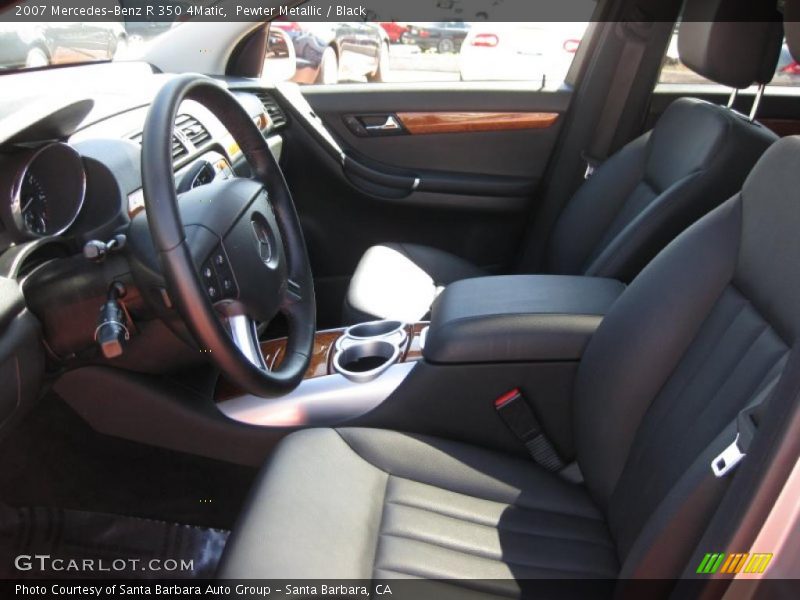 Pewter Metallic / Black 2007 Mercedes-Benz R 350 4Matic