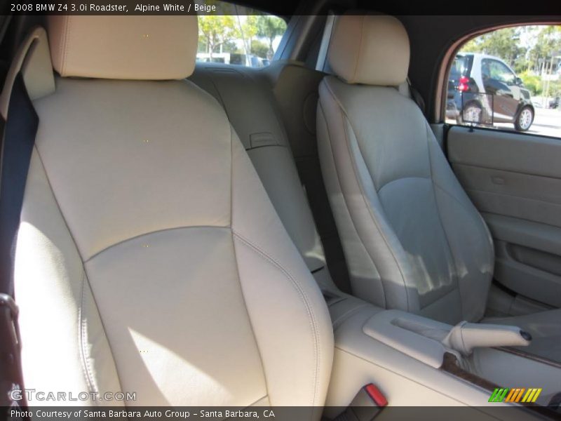 Alpine White / Beige 2008 BMW Z4 3.0i Roadster
