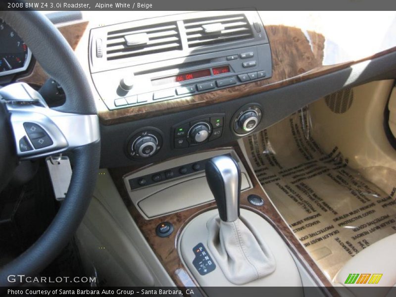 Alpine White / Beige 2008 BMW Z4 3.0i Roadster