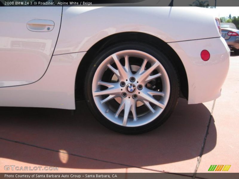 Alpine White / Beige 2008 BMW Z4 3.0i Roadster