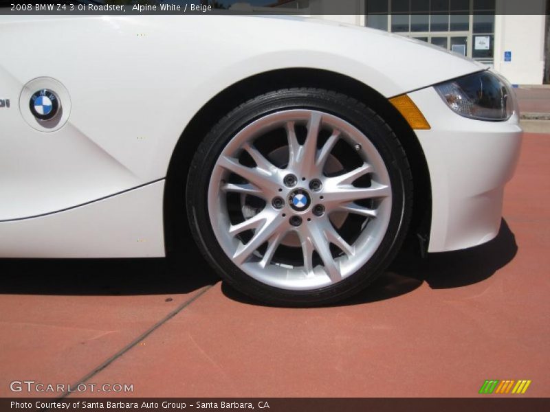Alpine White / Beige 2008 BMW Z4 3.0i Roadster