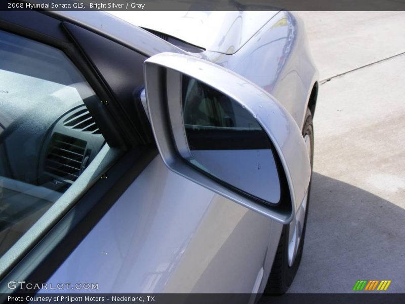 Bright Silver / Gray 2008 Hyundai Sonata GLS