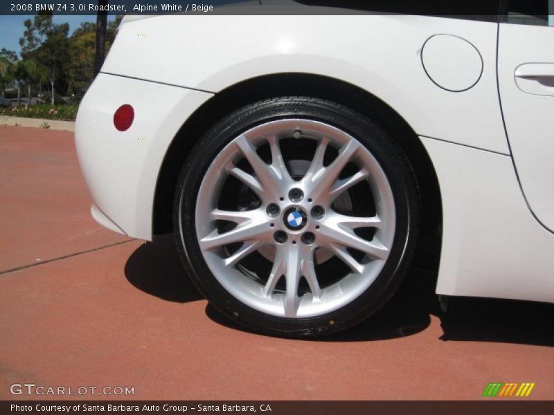 Alpine White / Beige 2008 BMW Z4 3.0i Roadster