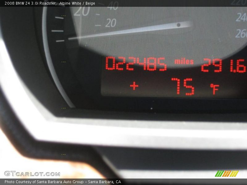 Alpine White / Beige 2008 BMW Z4 3.0i Roadster