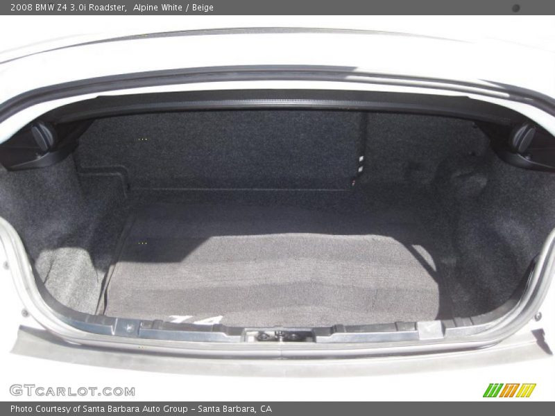 Alpine White / Beige 2008 BMW Z4 3.0i Roadster