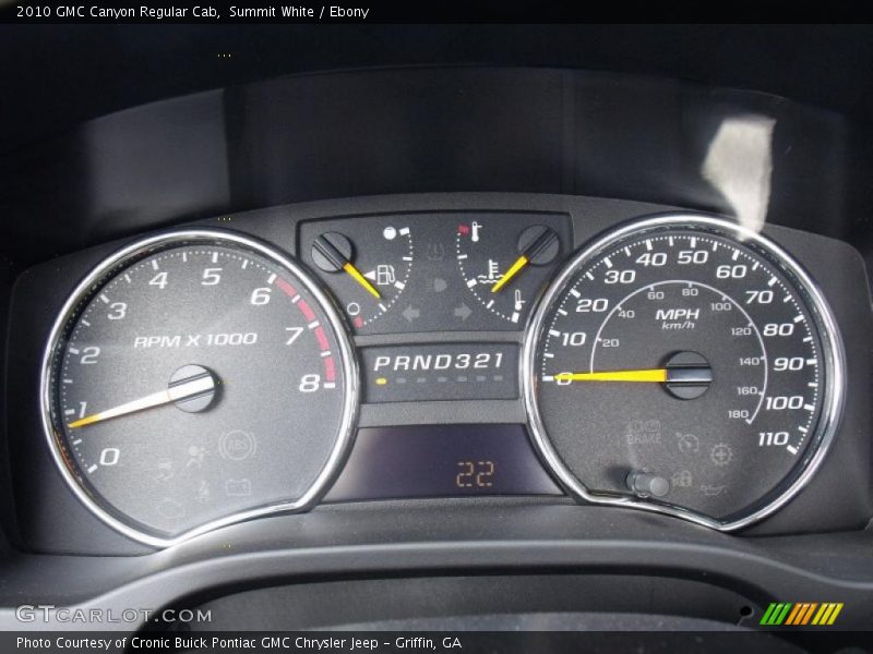 Summit White / Ebony 2010 GMC Canyon Regular Cab