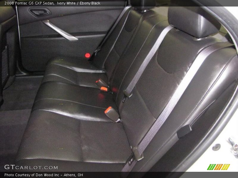 Ivory White / Ebony Black 2008 Pontiac G6 GXP Sedan