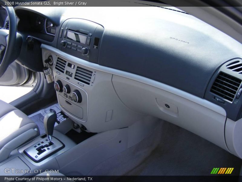 Bright Silver / Gray 2008 Hyundai Sonata GLS