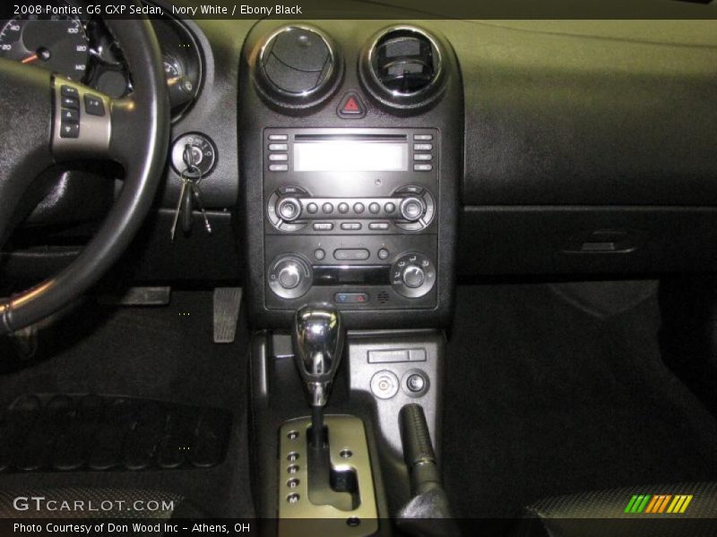 Ivory White / Ebony Black 2008 Pontiac G6 GXP Sedan