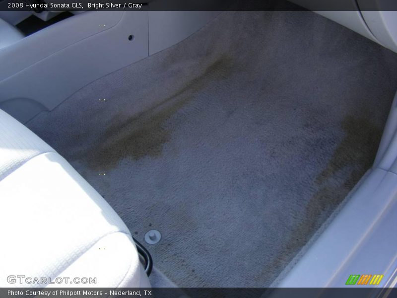 Bright Silver / Gray 2008 Hyundai Sonata GLS