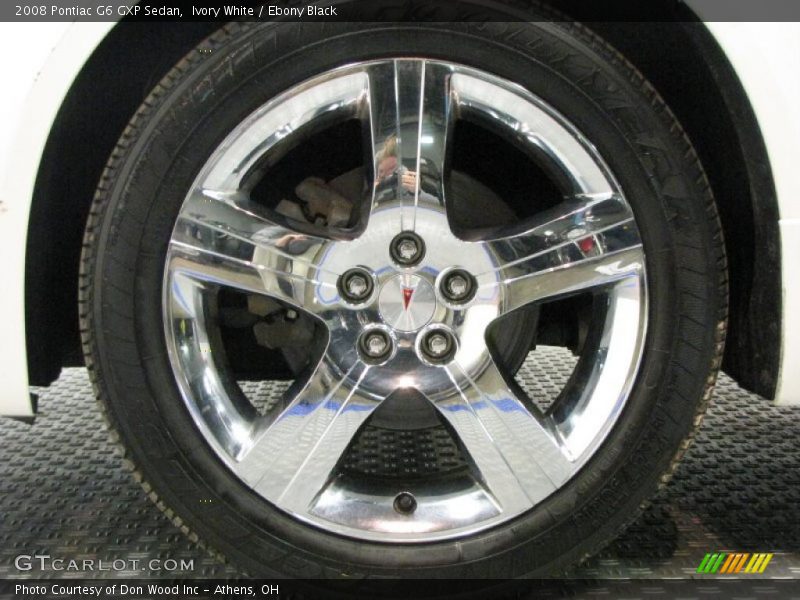 Ivory White / Ebony Black 2008 Pontiac G6 GXP Sedan