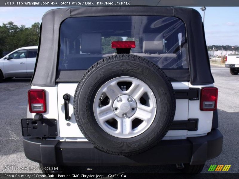 Stone White / Dark Khaki/Medium Khaki 2010 Jeep Wrangler Sport 4x4