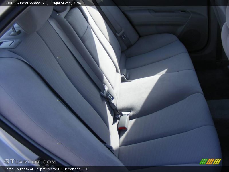 Bright Silver / Gray 2008 Hyundai Sonata GLS