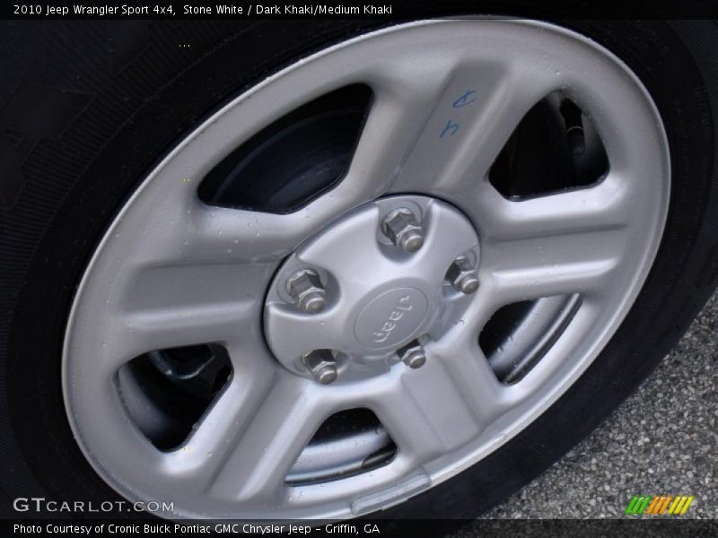 Stone White / Dark Khaki/Medium Khaki 2010 Jeep Wrangler Sport 4x4