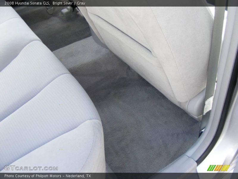 Bright Silver / Gray 2008 Hyundai Sonata GLS