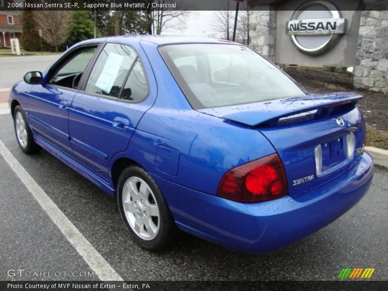 Sapphire Blue Metallic / Charcoal 2006 Nissan Sentra SE-R