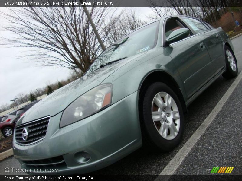 Mystic Emerald Green / Frost Gray 2005 Nissan Altima 2.5 S