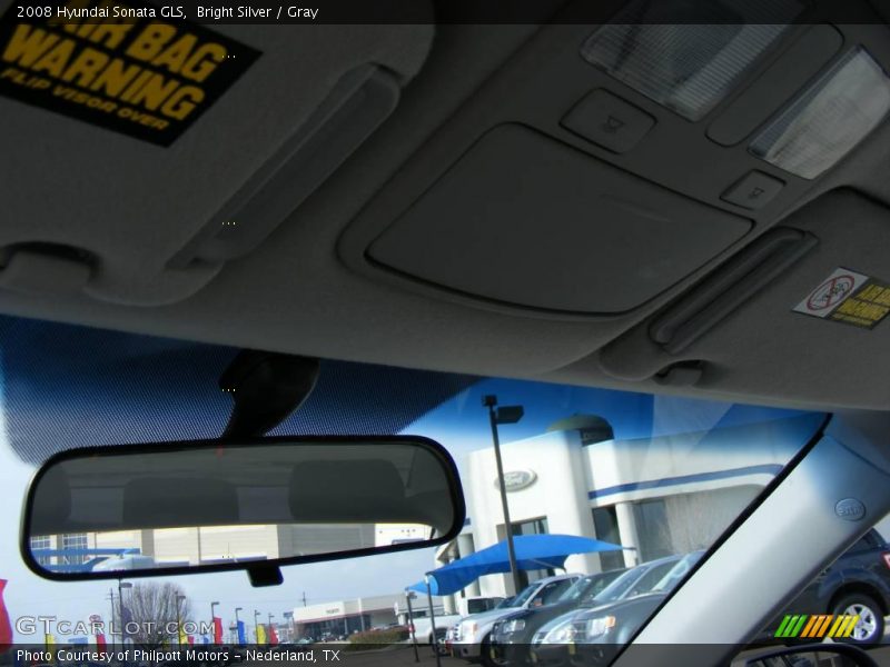 Bright Silver / Gray 2008 Hyundai Sonata GLS