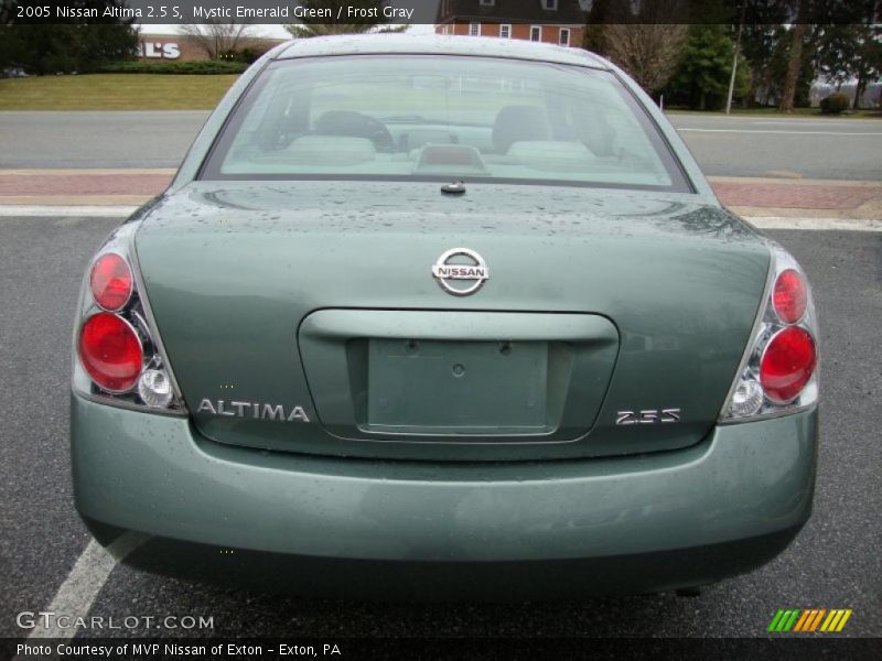 Mystic Emerald Green / Frost Gray 2005 Nissan Altima 2.5 S