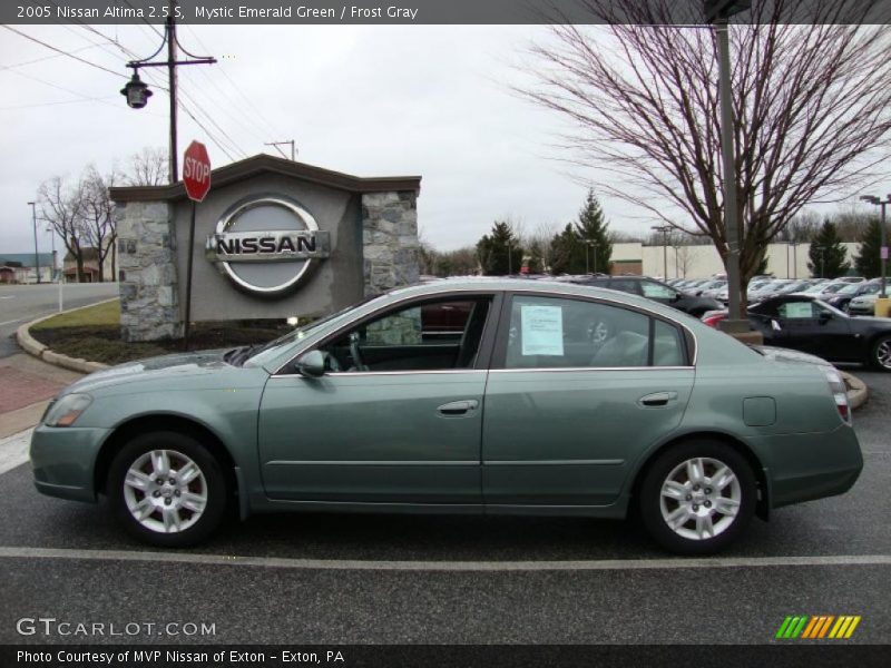 Mystic Emerald Green / Frost Gray 2005 Nissan Altima 2.5 S