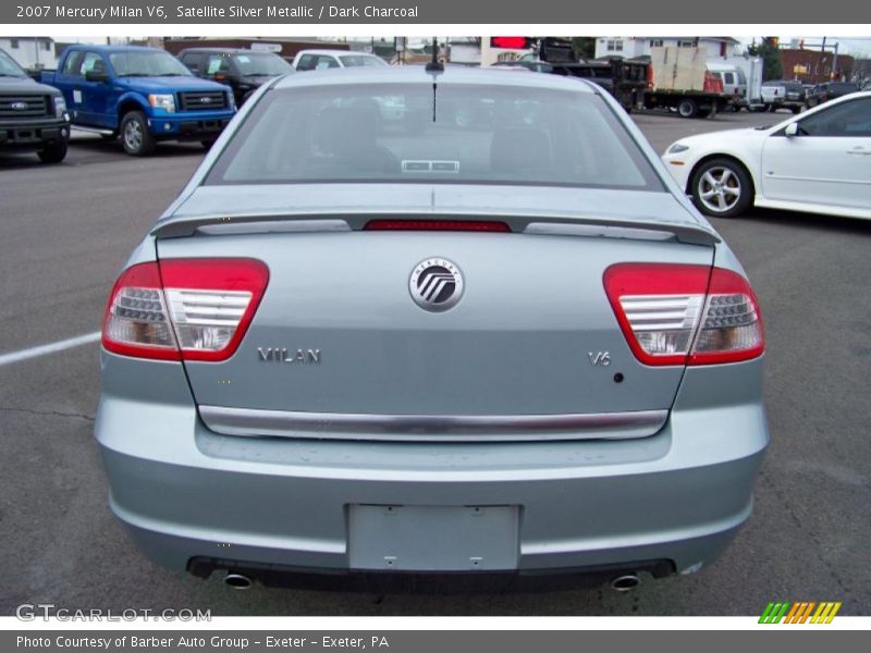 Satellite Silver Metallic / Dark Charcoal 2007 Mercury Milan V6