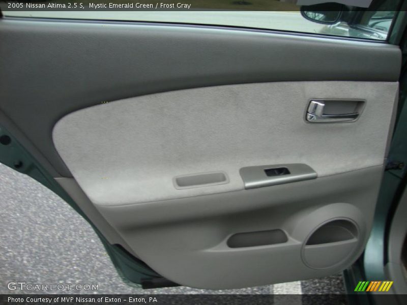 Mystic Emerald Green / Frost Gray 2005 Nissan Altima 2.5 S