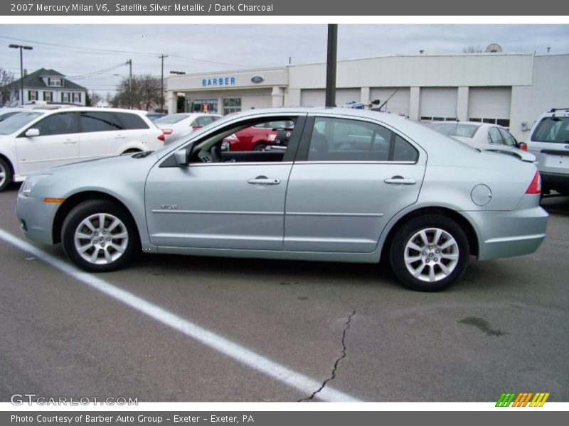 Satellite Silver Metallic / Dark Charcoal 2007 Mercury Milan V6