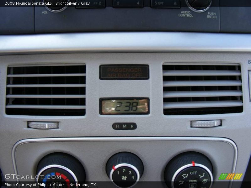 Bright Silver / Gray 2008 Hyundai Sonata GLS