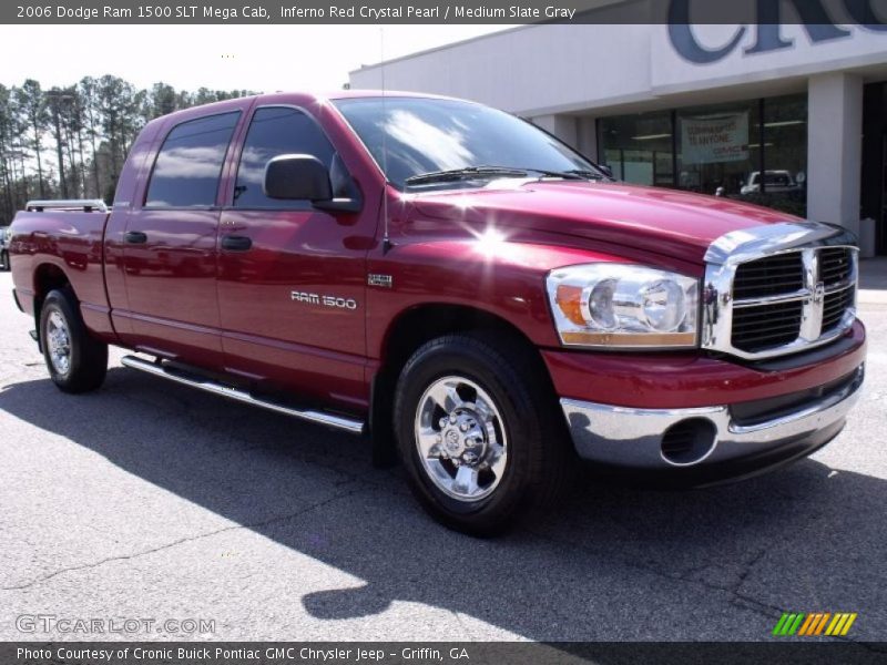 Inferno Red Crystal Pearl / Medium Slate Gray 2006 Dodge Ram 1500 SLT Mega Cab