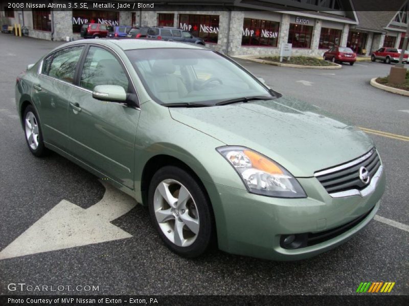 Metallic Jade / Blond 2008 Nissan Altima 3.5 SE