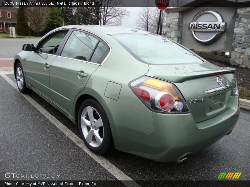 Metallic Jade / Blond 2008 Nissan Altima 3.5 SE