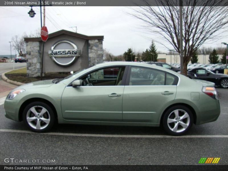Metallic Jade / Blond 2008 Nissan Altima 3.5 SE