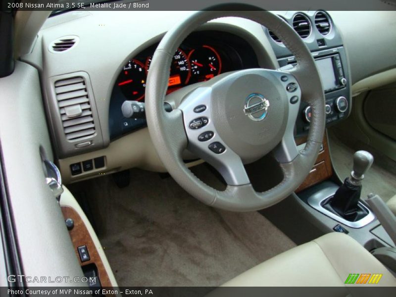 Metallic Jade / Blond 2008 Nissan Altima 3.5 SE