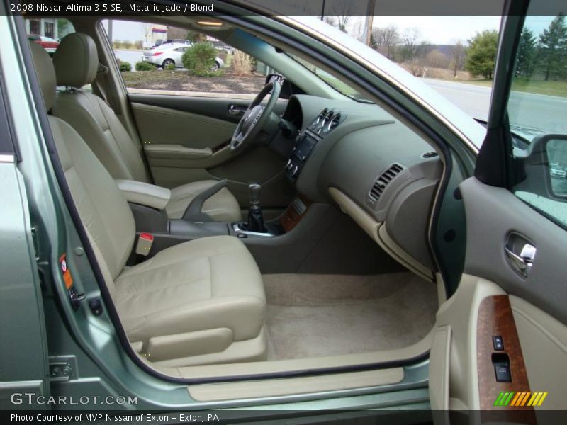 Metallic Jade / Blond 2008 Nissan Altima 3.5 SE