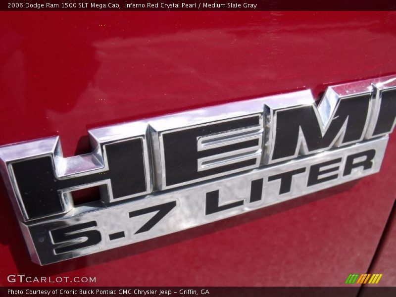 Inferno Red Crystal Pearl / Medium Slate Gray 2006 Dodge Ram 1500 SLT Mega Cab
