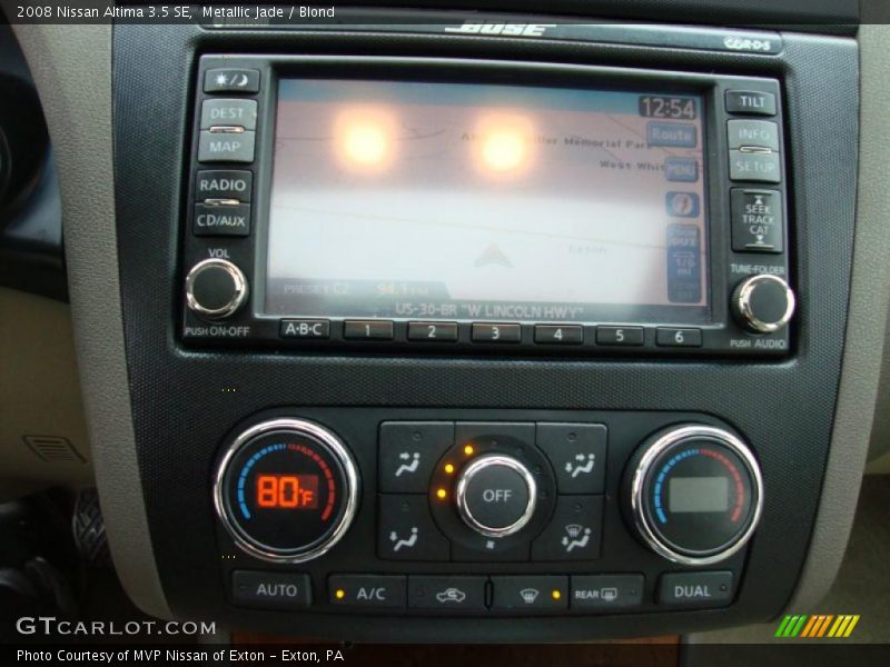 Metallic Jade / Blond 2008 Nissan Altima 3.5 SE