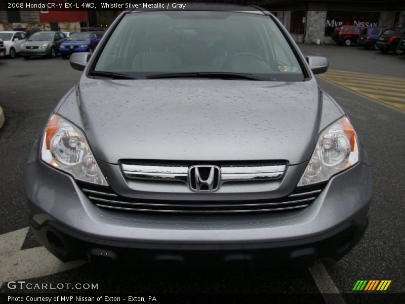 Whistler Silver Metallic / Gray 2008 Honda CR-V EX-L 4WD