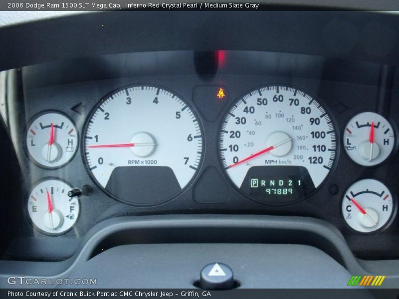 Inferno Red Crystal Pearl / Medium Slate Gray 2006 Dodge Ram 1500 SLT Mega Cab