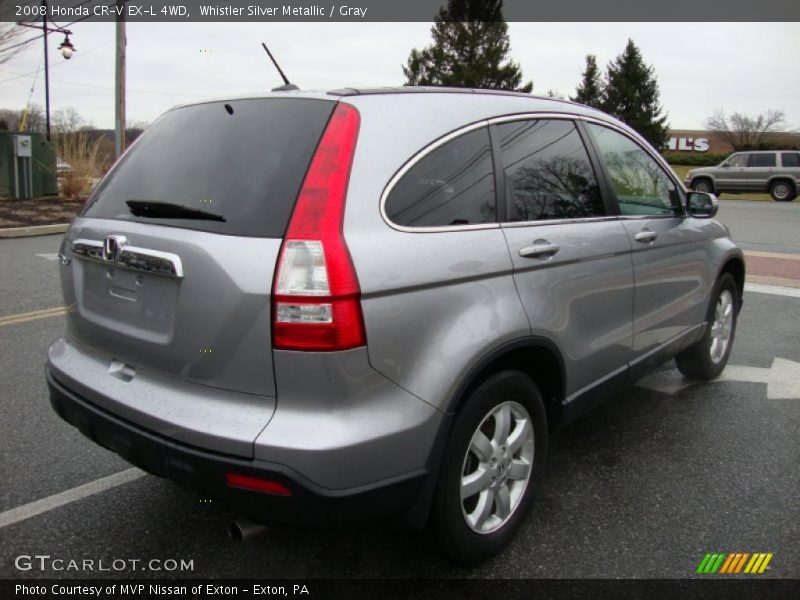 Whistler Silver Metallic / Gray 2008 Honda CR-V EX-L 4WD