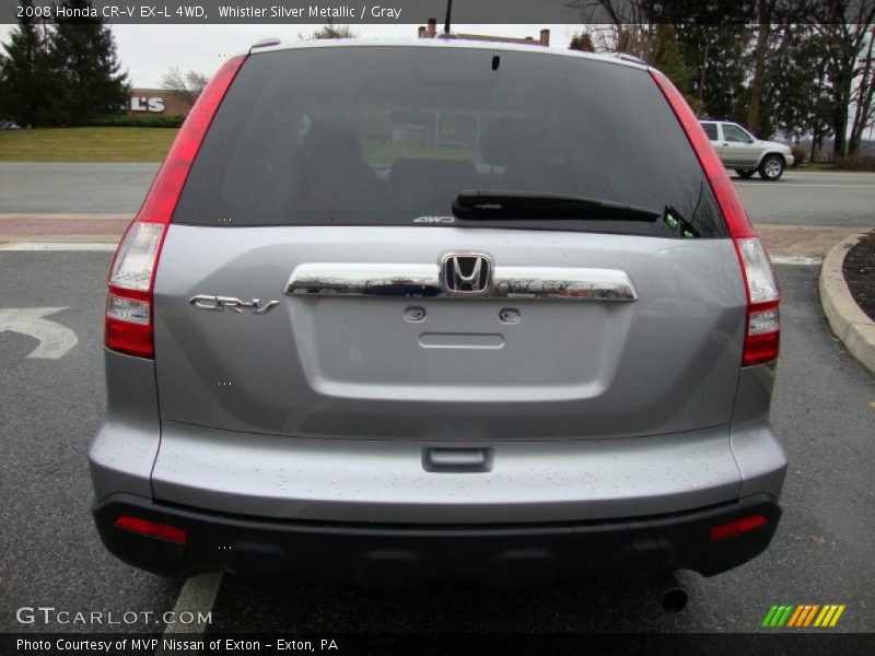 Whistler Silver Metallic / Gray 2008 Honda CR-V EX-L 4WD
