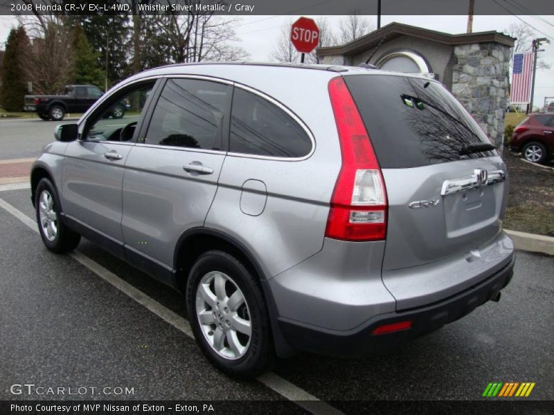 Whistler Silver Metallic / Gray 2008 Honda CR-V EX-L 4WD