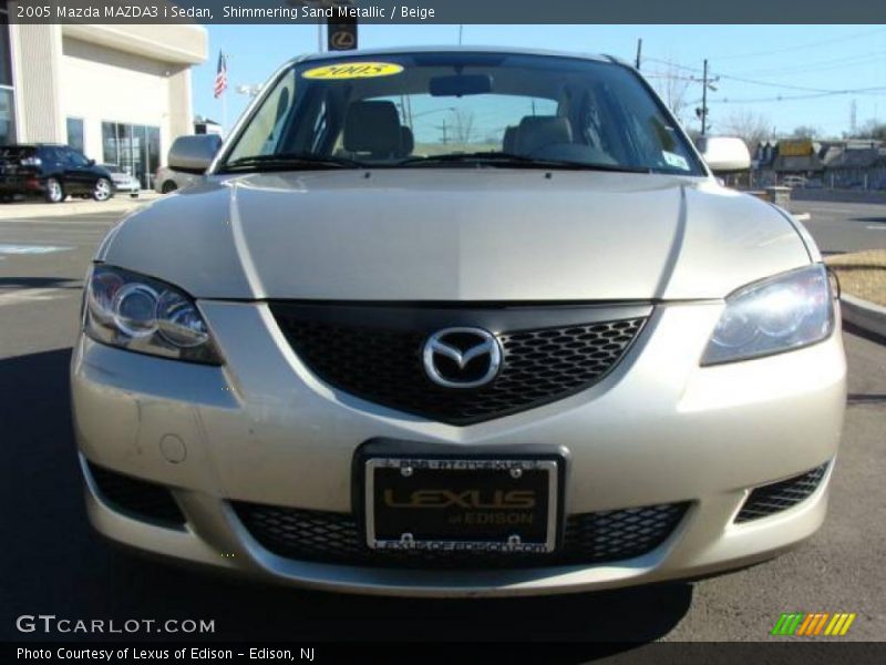 Shimmering Sand Metallic / Beige 2005 Mazda MAZDA3 i Sedan