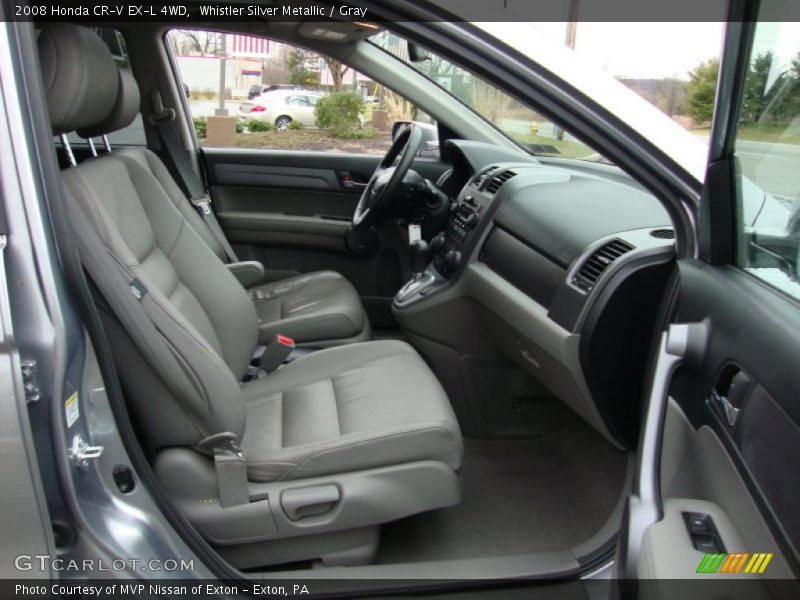 Whistler Silver Metallic / Gray 2008 Honda CR-V EX-L 4WD