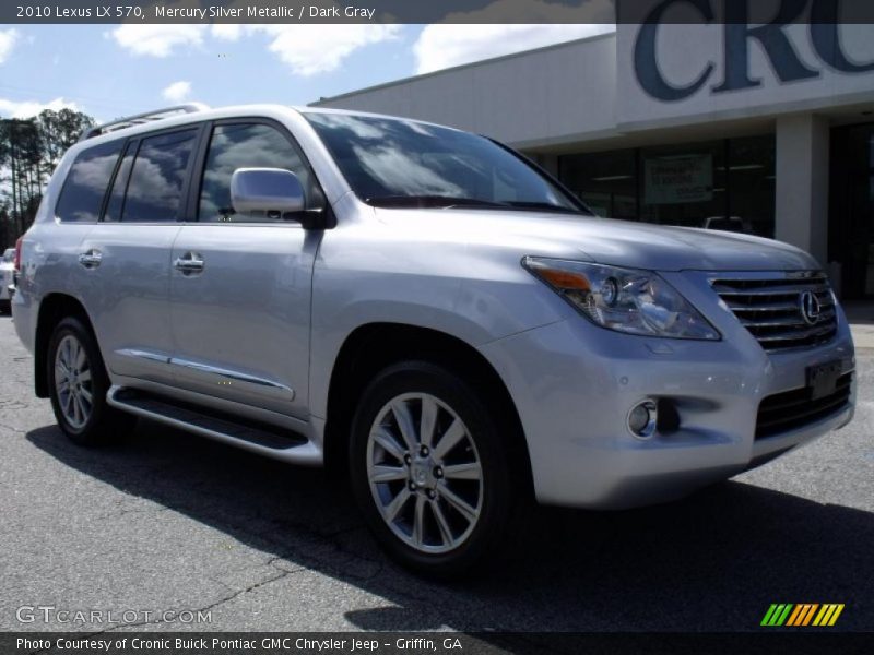 Mercury Silver Metallic / Dark Gray 2010 Lexus LX 570