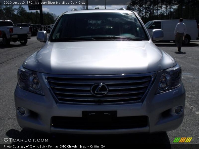 Mercury Silver Metallic / Dark Gray 2010 Lexus LX 570