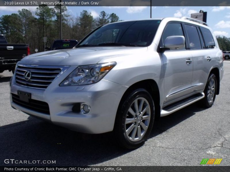 Mercury Silver Metallic / Dark Gray 2010 Lexus LX 570